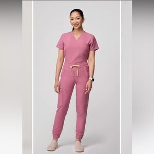 Luuna Astra Jogger and Estelle Top Rosy Mauve kinda like figs